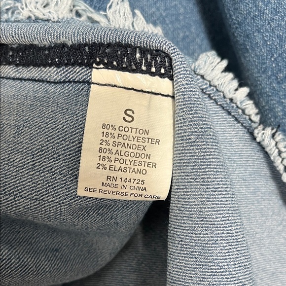 American Bazi Blue Denim Shirt Jacket - Picture 10 of 10